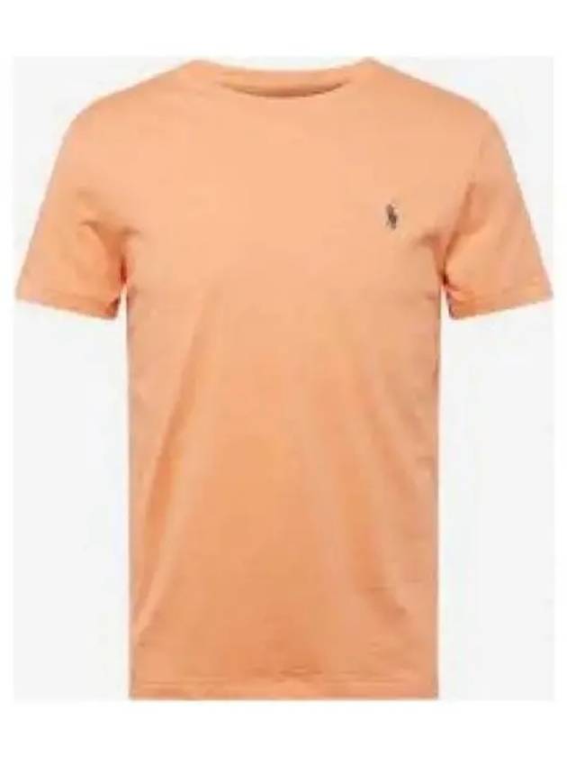 Custom Slim Crew Neck T Shirt Orange - POLO RALPH LAUREN - BALAAN 1