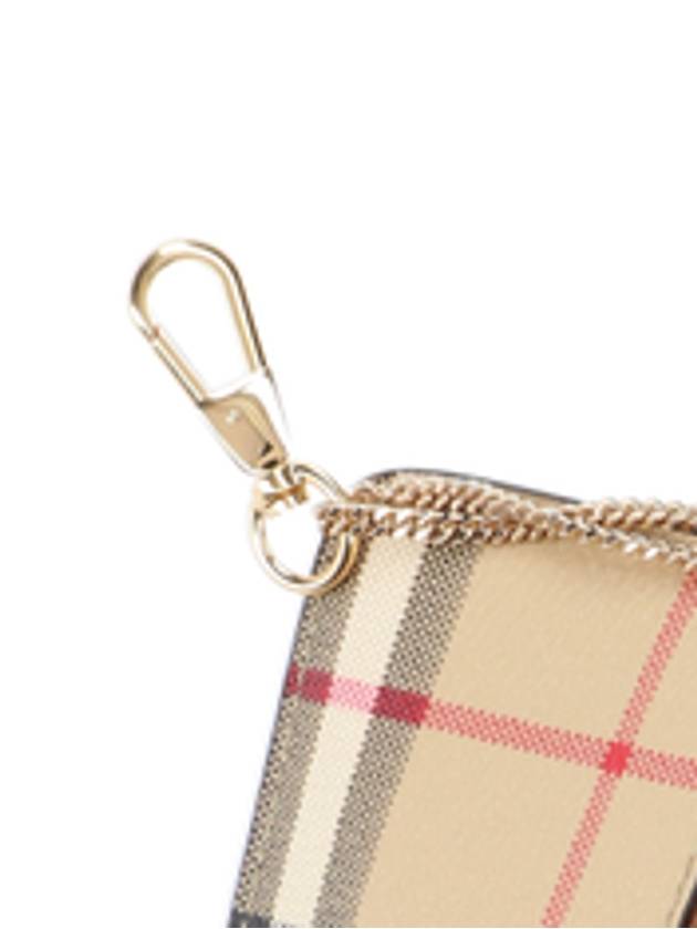 Check Print Coin Wallet Beige - BURBERRY - BALAAN 6