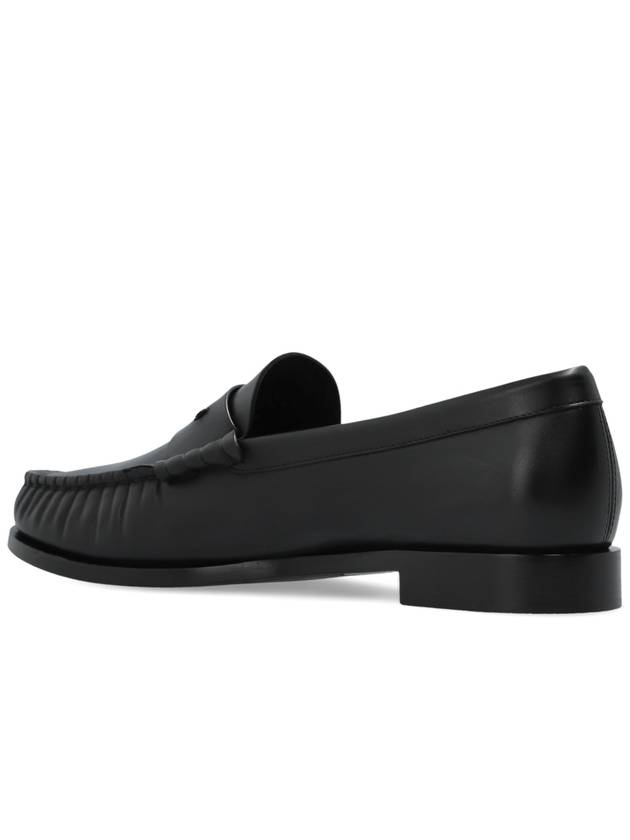 Max Mara Leather Shoes Type Loafers, Women's, Black - MAX MARA - BALAAN 5