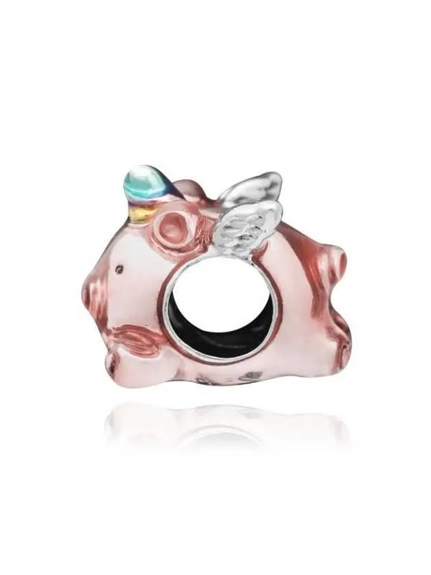 Flying Unicorn Pig Bracelet Charm Pink - PANDORA - BALAAN 4