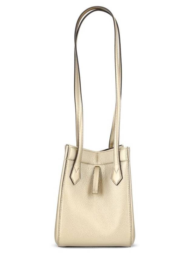 Origami Leather Mini Tote Bag Gold - FENDI - BALAAN 3