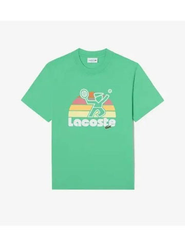 Men s SUMMER Pack Graphic T Shirt Green - LACOSTE - BALAAN 1