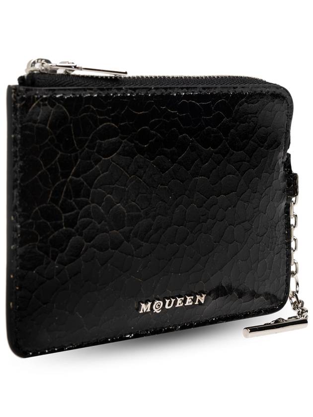 Alexander McQueen Leather Pouch, Men's, Black - ALEXANDER MCQUEEN - BALAAN 4