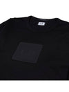 Metropolis Series Mercerized Jersey Logo Badge Short Sleeve T-Shirt Black - CP COMPANY - BALAAN 4