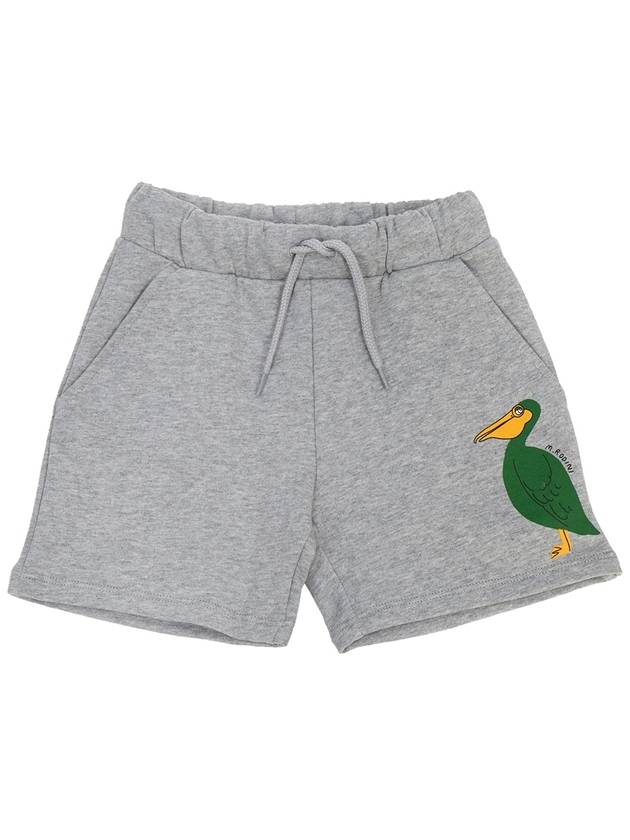 Kids Shorts 2363012394 GRAY MELANGE - MINI RODINI - BALAAN 1