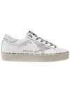 Hi Star White Metallic Silver Heel Tab Sneakers - GOLDEN GOOSE - BALAAN 2