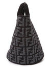 FF Cashmere Shopping Bag Black - FENDI - BALAAN 4