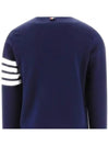 4 Bar Loopback Jersey Sweatshirt Navy - THOM BROWNE - BALAAN 4