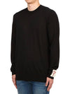 Sleeve Logo Patch Knit Top Black - GOLDEN GOOSE - BALAAN 3