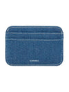 Daisy Slim Mini Card Wallet Denim - LE MASQUE - BALAAN 4