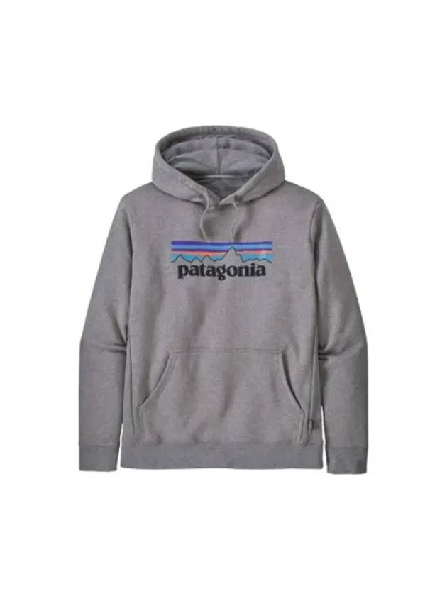 P 6 Logo Uprisal Hoodie Grey - PATAGONIA - BALAAN 2