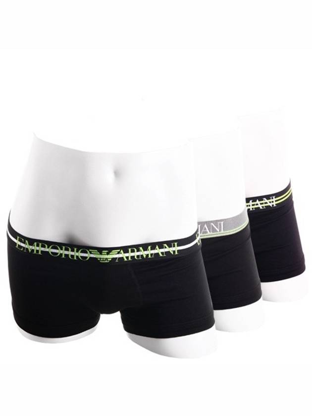 Men's Logo Band Briefs 3 Pack Black - EMPORIO ARMANI - BALAAN 2