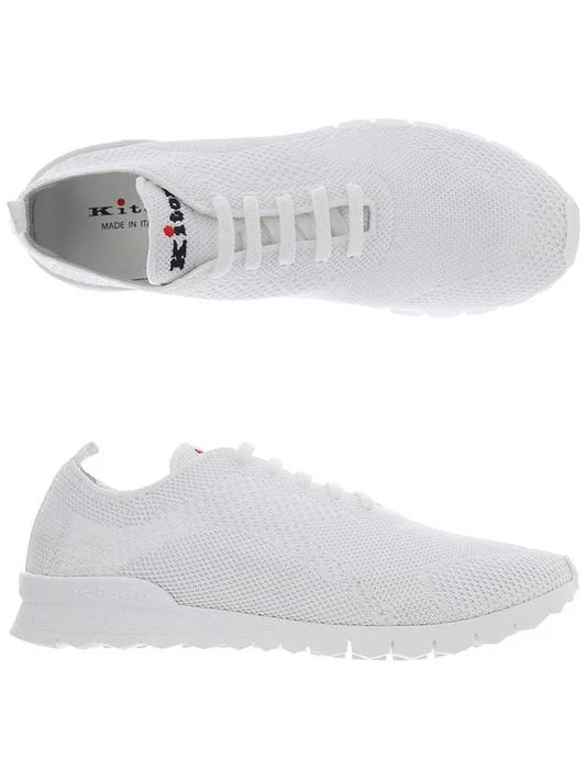 FIT Knit Low Top Sneakers White - KITON - BALAAN 2