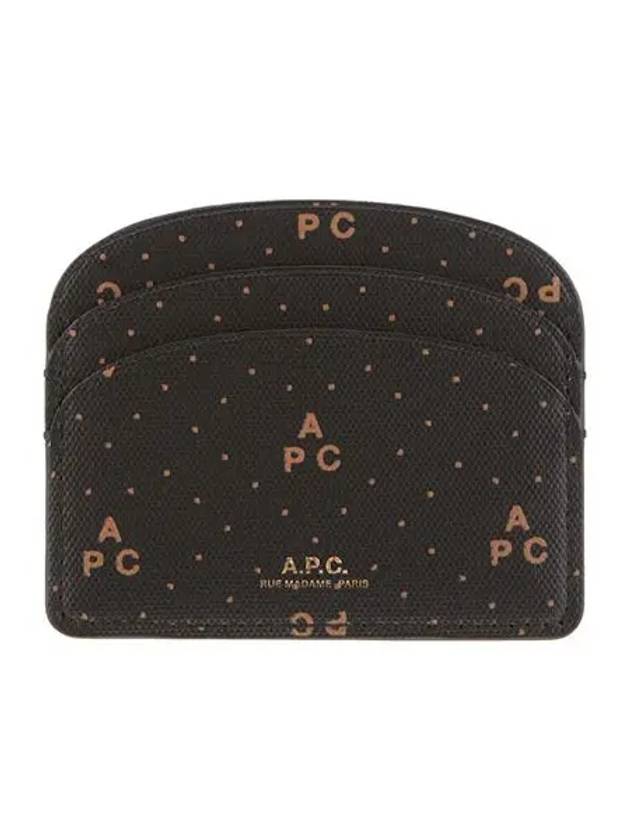 Demi Lune Card Wallet Black - A.P.C. - BALAAN 2