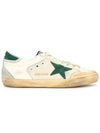 Superstar Low Top Sneakers Green Beige - GOLDEN GOOSE - BALAAN 6