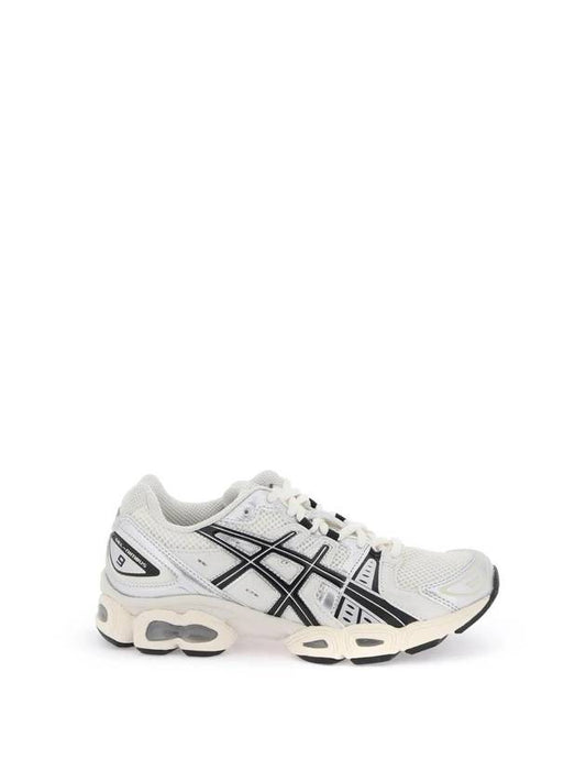 WHITE BLACK SILVER GEL NIMBUS 9 sneakers 1201A424 105 - ASICS - BALAAN 1