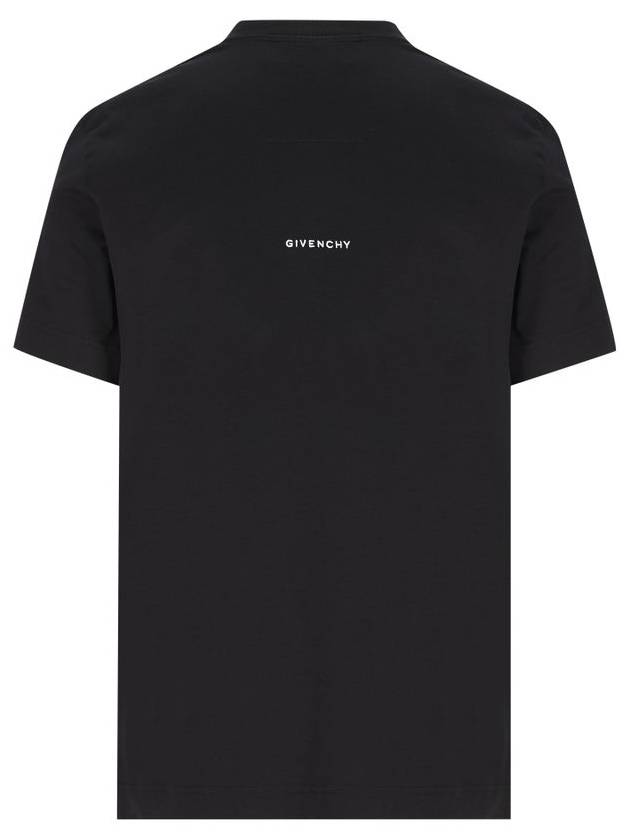 4G Logo Cotton Short Sleeve T-shirt Black - GIVENCHY - BALAAN 3