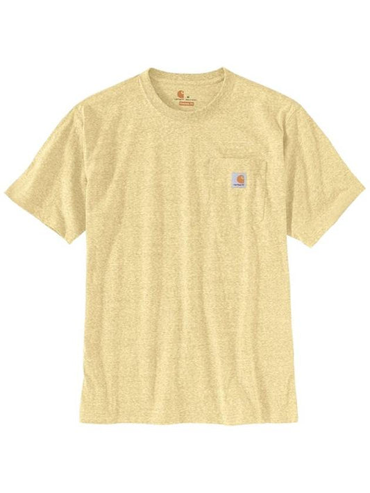 Pocket short sleeve T shirt Golden Haze K87 G22 - CARHARTT - BALAAN 2