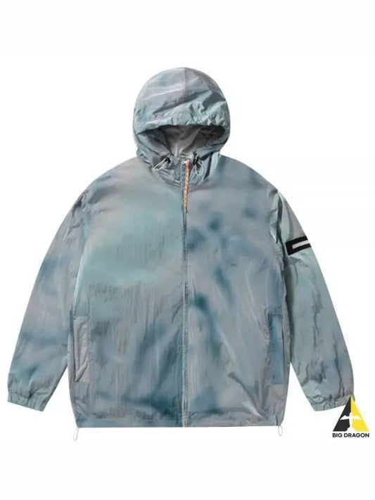 Aries logo applique garment dyed shell wind jacket multi FTAR71110 - ARIES - BALAAN 1