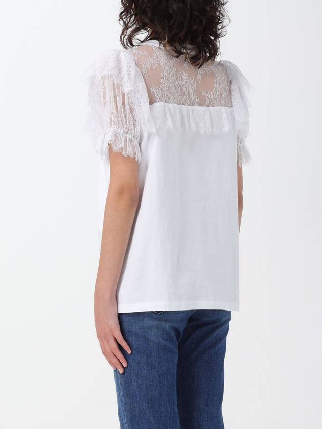 T-shirt con inserti in pizzo Twinset - TWINSET - BALAAN 2