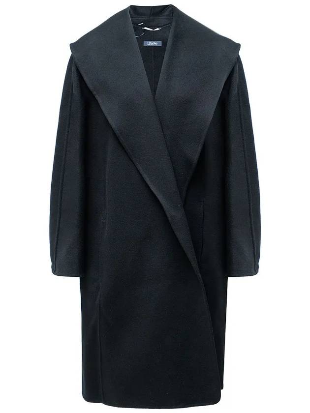 Mesh wool coat black MESSI 013 - MAX MARA - BALAAN 2