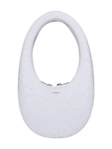 Ostrich effect swipe shoulder bag white COPBA01BIS486WHITE - COPERNI - BALAAN 1