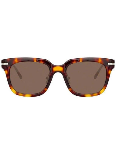 Empire A D Frame Sunglasses Brown - LINDA FARROW - BALAAN 1