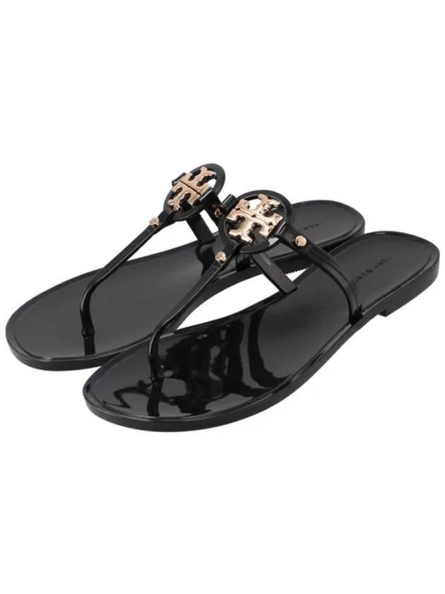 Miller Mini Flat Thong Flip Flop Black - TORY BURCH - BALAAN 4