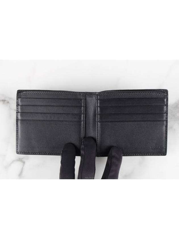 Snake bifold wallet black - GUCCI - BALAAN 6