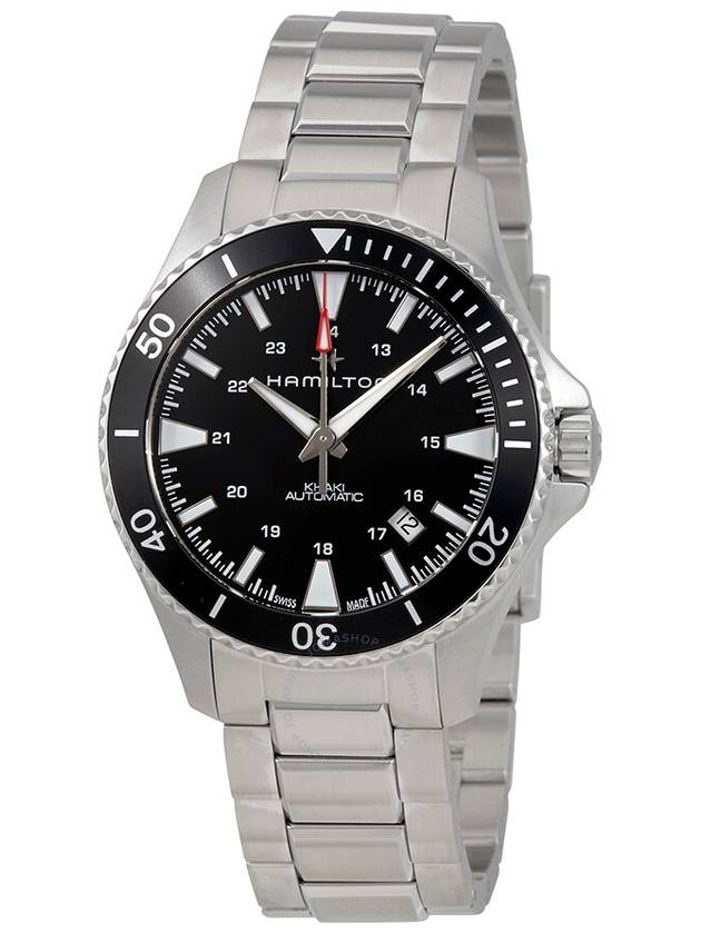 Khaki Navy Scuba Auto 40MM Metal Watch Black - HAMILTON - BALAAN 2