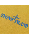 Stamp One Print Short Sleeve T-Shirt Yellow - STONE ISLAND - BALAAN 5