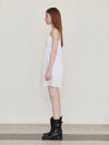 Lace slip mini dress white - LESEIZIEME - BALAAN 7