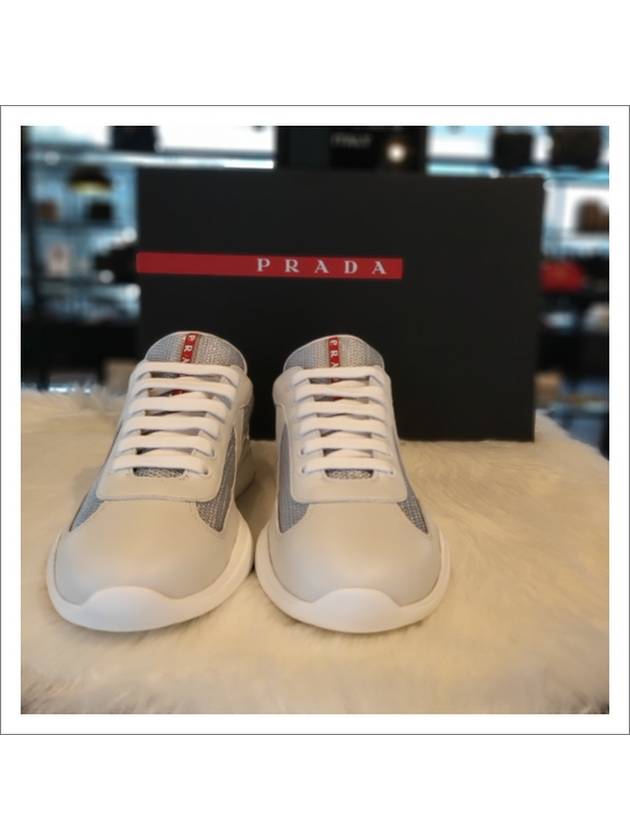 Men's America's Cup Low Top Sneakers White - PRADA - BALAAN 2