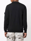 Light Wool Crewneck Knit Top Black - STONE ISLAND - BALAAN 5