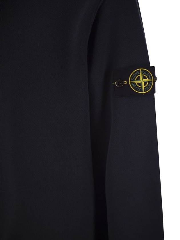 Compass Badge Sweatshirt Blue - STONE ISLAND - BALAAN 5