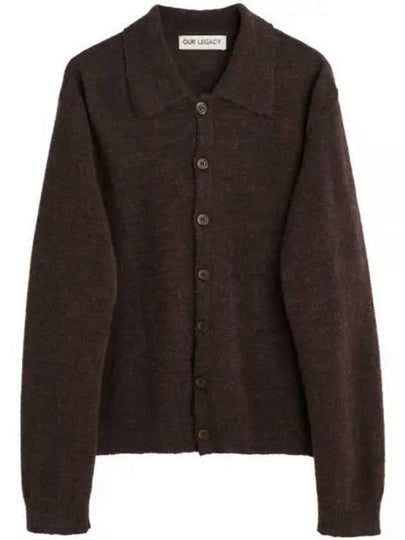 Evening Polo Cardigan Brown - OUR LEGACY - BALAAN 2