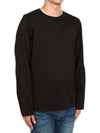 Shadow Project Cotton Jersey Long Sleeve T-Shirt Black - STONE ISLAND - BALAAN 4