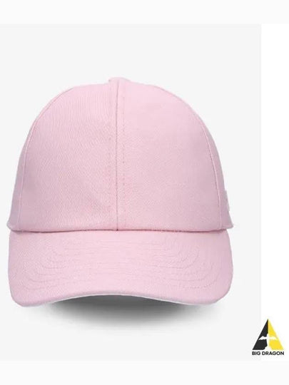 Side logo cotton signature ball cap powder pink 123ACT002CO00245011 - COURREGES - BALAAN 2