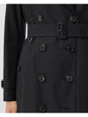 The Mid-length Kensington Heritage Trench Coat Midnight Blue - BURBERRY - BALAAN 7