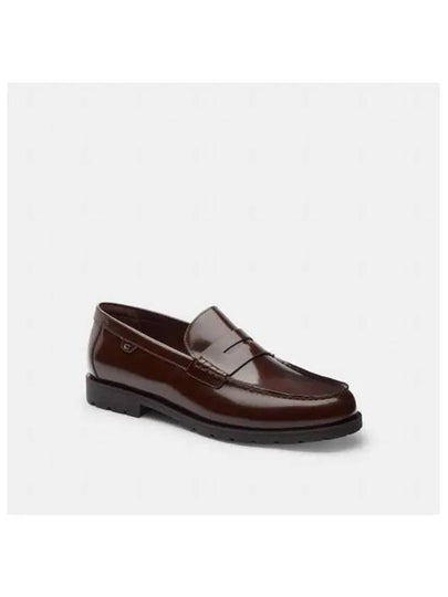 Reagan Leather Loafers Brown - COACH - BALAAN 2