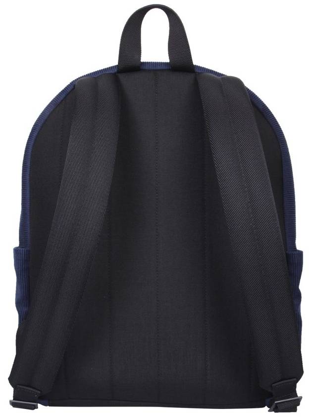 Nux Logo Corturoy Backpack Navy Blue - SAINT LAURENT - BALAAN 3