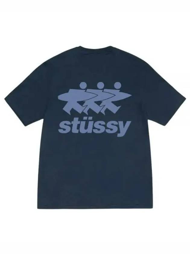 Surfwork t shirt navy - STUSSY - BALAAN 1