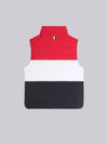 Kids Red Navy Fun Mix Down Vest KVD003X08031960 - THOM BROWNE - BALAAN 3