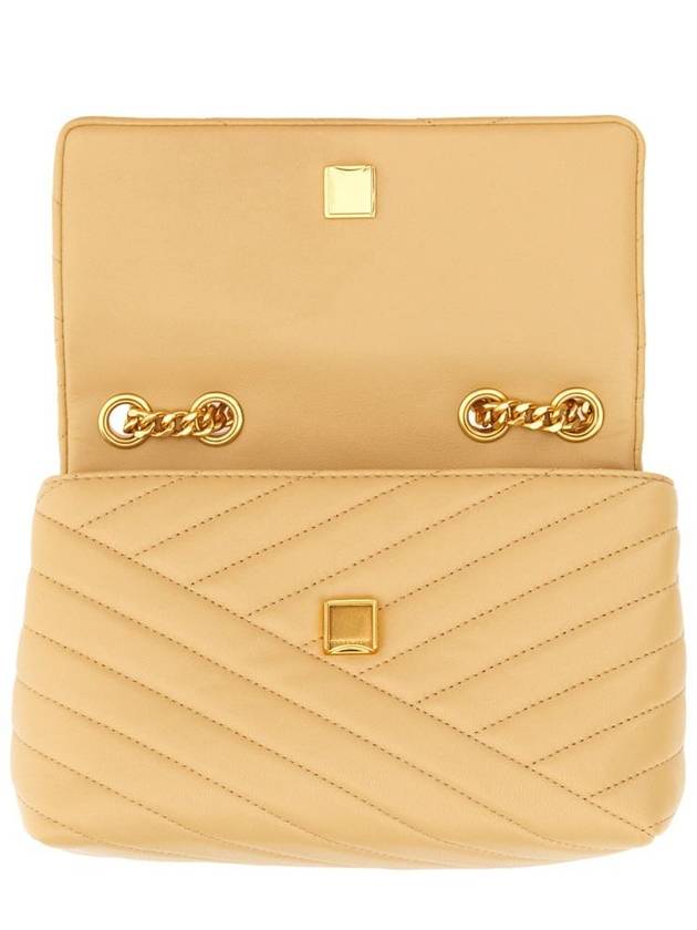 Kira Chevron Convertible Strap Small Shoulder Bag Desert Dune - TORY BURCH - BALAAN 5