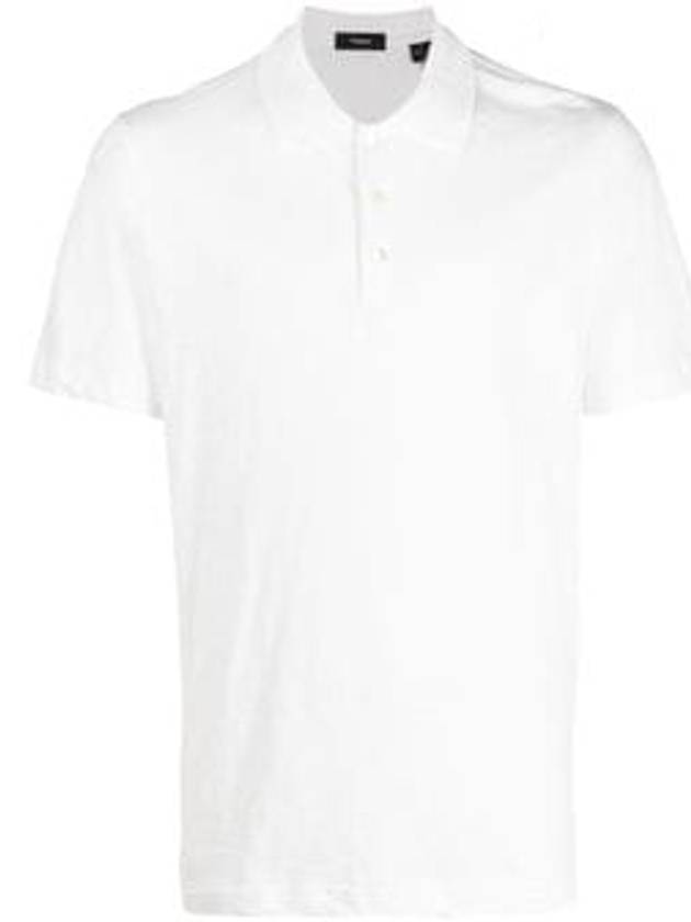 Bronn Cotton Short Sleeve Polo Shirt White - THEORY - BALAAN 2