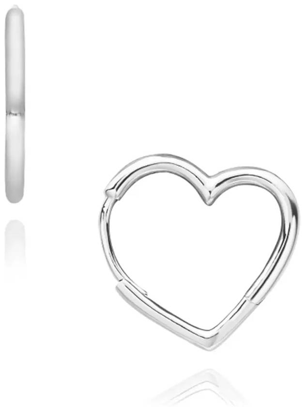 Asymmetric Small Heart Ring Earrings - PANDORA - BALAAN 4