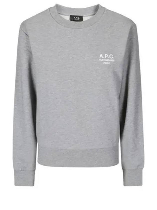 hooded sweatshirt COHBNF27915 TPA GRIS CHIINE BLANC - A.P.C. - BALAAN 2