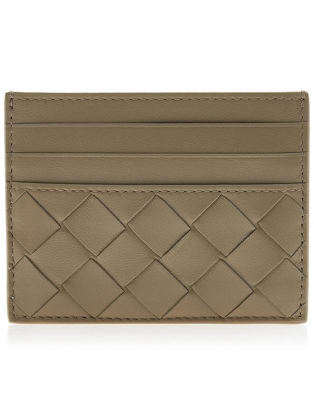 Intrecciato Leather Card Wallet Taupe - BOTTEGA VENETA - BALAAN 2