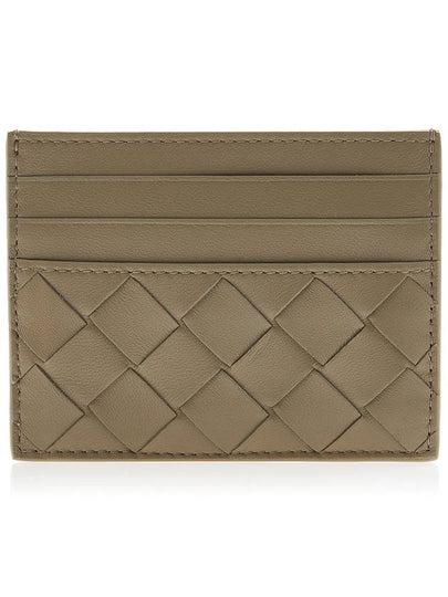 Intrecciato Leather Card Wallet Taupe - BOTTEGA VENETA - BALAAN 2