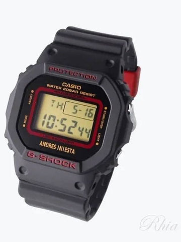 DW 5600AI 1DR 5600 Series Digital Square Sports Andr s Iniesta Collaboration Men Urethane Watch - G-SHOCK - BALAAN 1